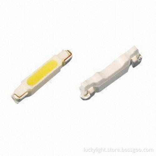 Side-view White Chip LEDs with 120° Viewing Angle, Ideal for Backlighting
